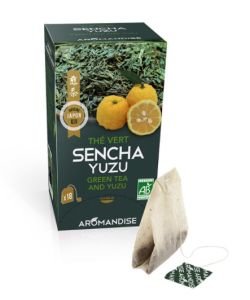 Thé Sencha Yuzu BIO, 18 sachets